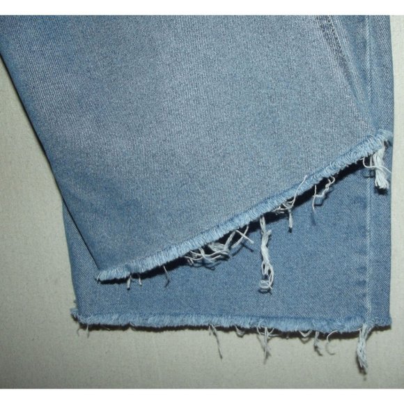 Rewash Jeans Super High Rise Wide Leg 11/30 x29" Womens Frayed Hem deconstructed - Picture 7 of 9